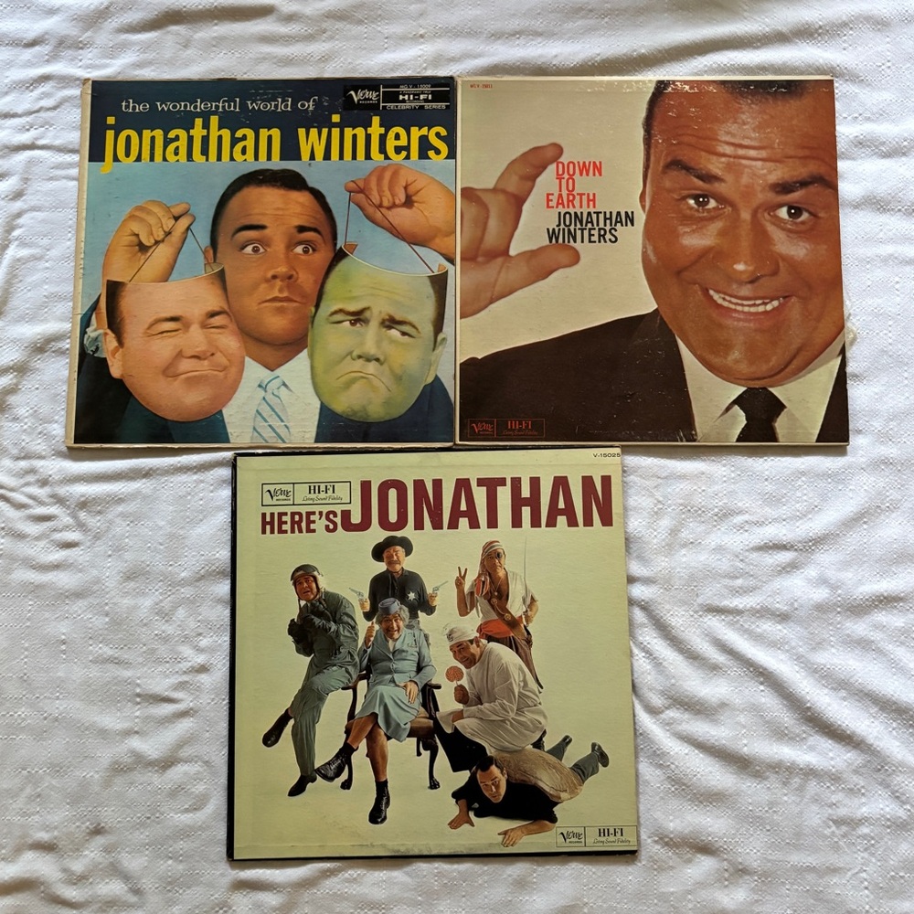 Jonathan Winters Vinyl Record Collection - Picture 1 of 2